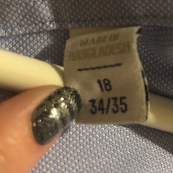 Men’s Ryan Seacrest dress shirt Neck 18 - Picture 3 of 4